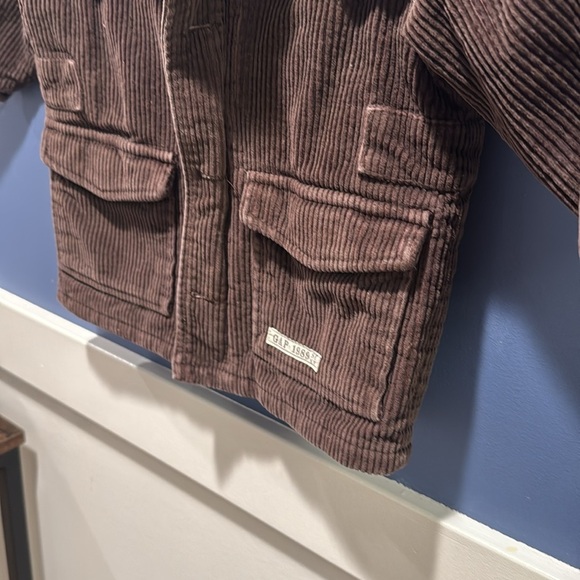 GAP Toddler Brown Cordoroy Jacket size 12/18 months big brown buttons *no hat* - Picture 3 of 8